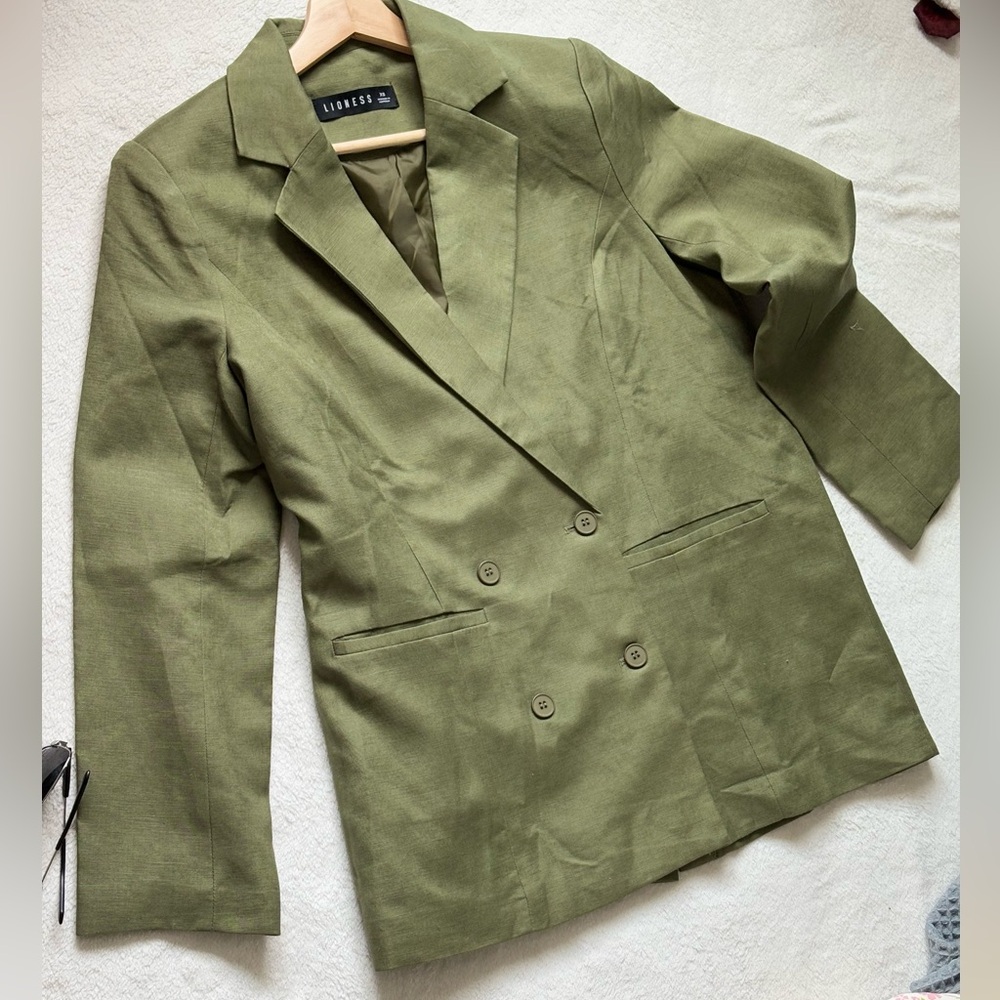 Lioness Green La Quinta Oversized Blazer